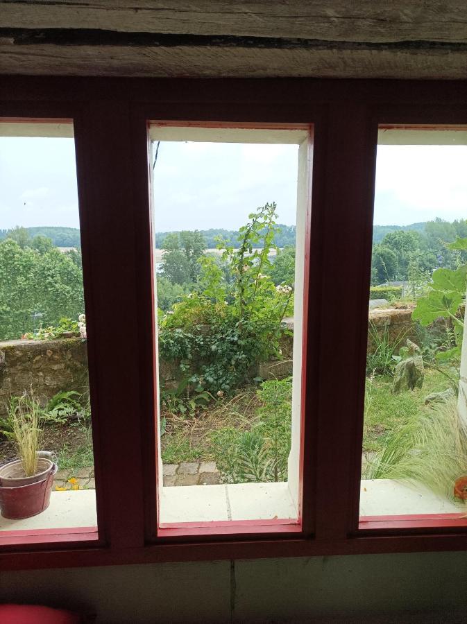 Gite Des Perreyeurs - Maison Troglodyte Avec Vue Sur Loire Montsoreau Ngoại thất bức ảnh